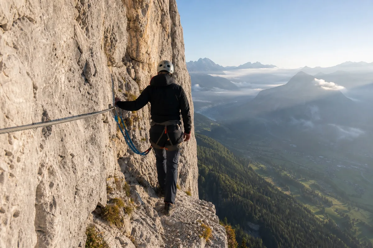 Via ferrata débutant : cotations, matériel et premiers pas